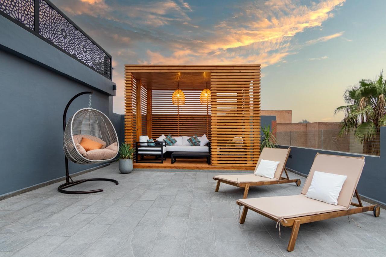 Rooftop Pool, Bright & Cozy Apartment In City Center Marrakesh Esterno foto