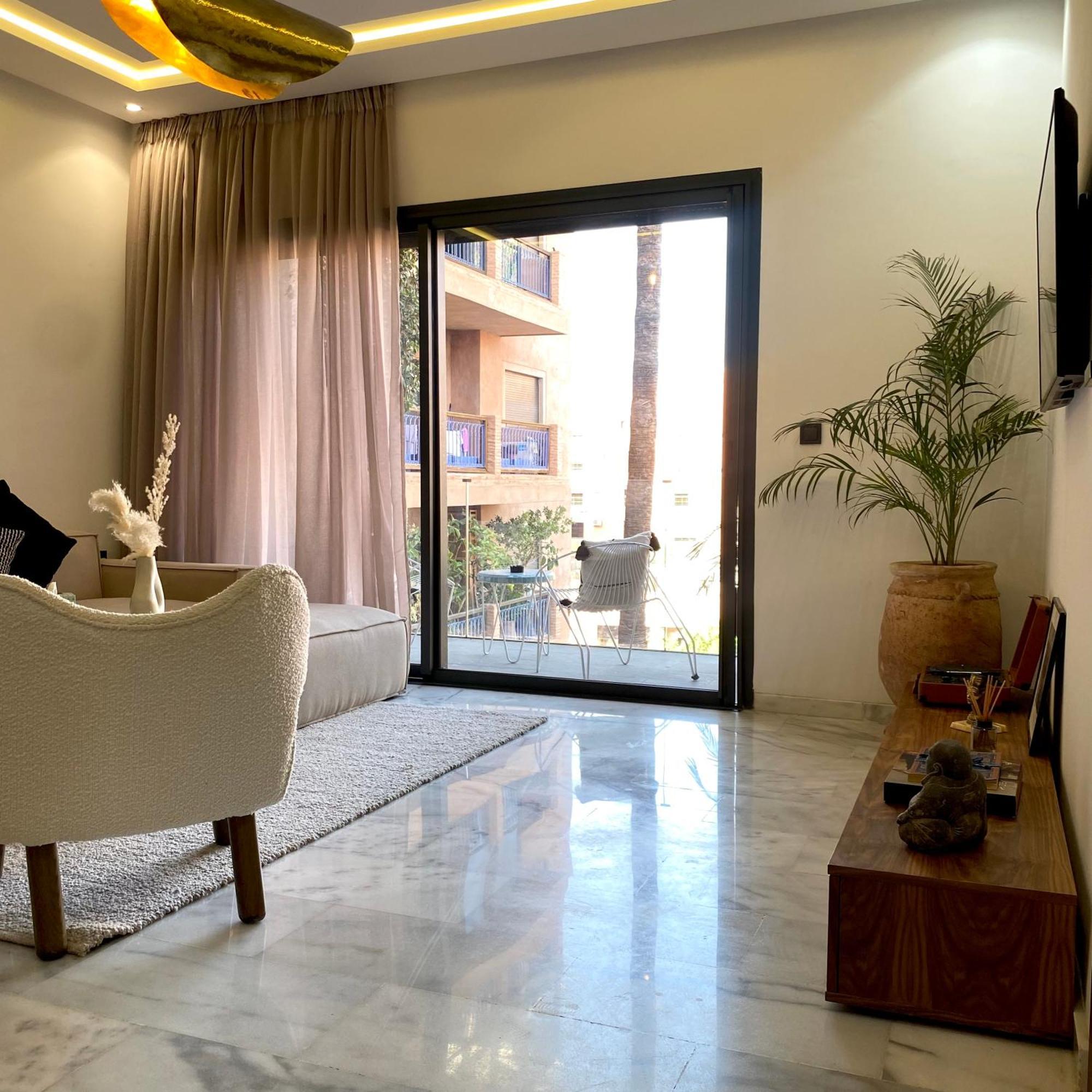 Rooftop Pool, Bright & Cozy Apartment In City Center Marrakesh Esterno foto